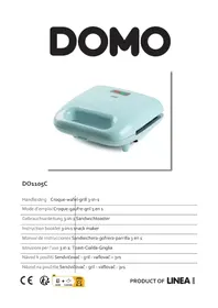 Notice DOMO DO1105C Tosti-ijzer