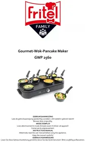 Notice FRITEL GWP 2560 Appareil à fondue, raclette et wok