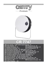 Notice CAMRY CR 7747 Încălzire