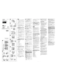 Notice SONY SEL1635GM2 Objectif photo