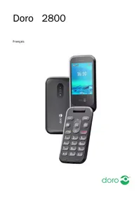 Notice DORO 2800 Téléphone