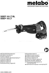 Notice METABO SSEP 18 LT BL Sega