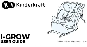 Notice Kindercraft I-GROW I-SIZE Siège de voiture