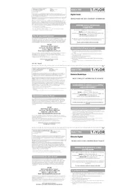 Notice Taylor 76024192 Balance