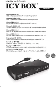 Notice Icy Box IB-DK401 Station d'acceuil