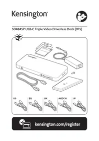 Notice KENSINGTON SD4845P Autres accessoires informatique