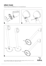 Notice FOCAL DôME STAND Haut-parleur
