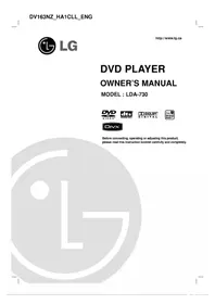 Notice LG LDA-730 Media player