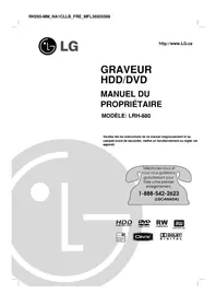 Notice LG LRH-880 Lecteur multimédia