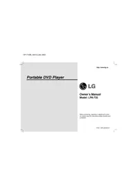 Notice LG LPA-735 Media player