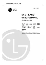 Notice LG LDA-530 Media player