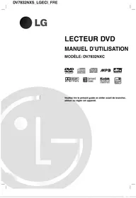 Notice LG DV7832NXC Media player