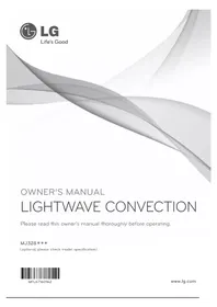 Notice LG MJ3284CS Micro-ondes