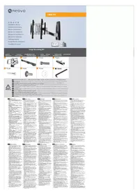 Notice AG Neovo LMA-01 Support mural