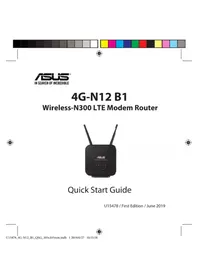 Notice ASUS 4G-N12 B1 Routeur sans fil