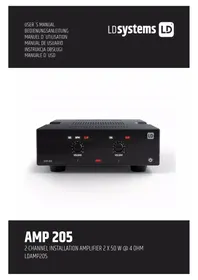 Notice LD Systems AMP 205 Recepteur