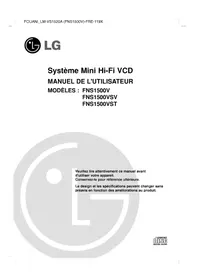 Notice LG FNS1500V Système audio