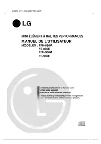 Notice LG FFH-986A Système audio