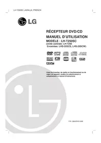 Notice LG LH-T250SA Ηχοσύστημα οικιακού κινηματογράφου