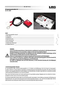 Notice LAS 16585 Chargeur de piles