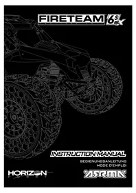 Notice ARRMA FIRETEAM 6S Jouet radiocommandé