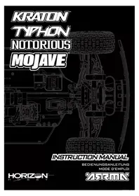 Notice ARRMA KRATON 6S V5 Jouet radiocommandé