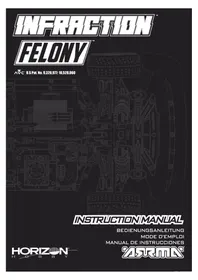 Notice ARRMA INFRACTION V2 6S BLX Jouet radiocommandé