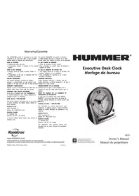 Notice Hummer AC51 Horloge