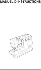 Notice JANOME MAGENTA 43 Machine à coudre
