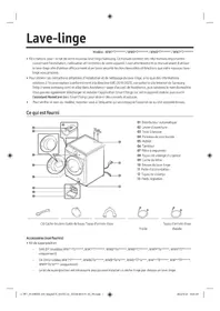 Notice SAMSUNG WW10T684DLE Máquina de lavar