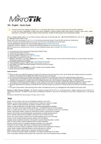 Notice Mikrotik LHG XL 52 AC Antenne WiFi