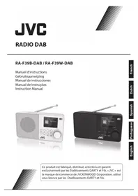 Notice JVC RA-F39B-DAB Radio