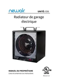 Notice NewAir G56 Chauffage