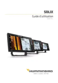 Notice HUMMINBIRD SOLIX 10 CHIRP GPS Détecteur de poissons