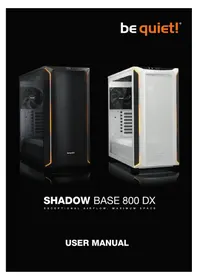 Notice Be Quiet! SHADOW BASE 800 Unite Centrale