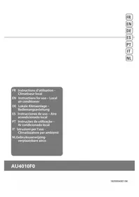 Notice CALOR INTENSE COOL AU4010 Condizionatore