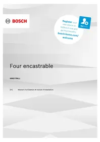 Notice BOSCH HMG778NB1 Four encastrable