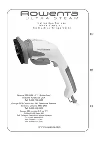 Notice ROWENTA ULTRASTEAM DR6050 Steam cleaner
