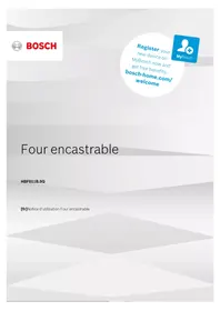 Notice BOSCH HBF011BR0Q Four encastrable