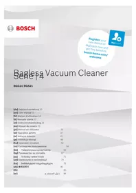 Notice BOSCH SERIE 4 BGS21WX200 เครื่องดูดฝุ่น