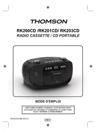 Notice THOMSON RK201CD Impianto Hi-Fi