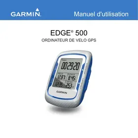GARMIN EDGE 500 - Compteur de vélo