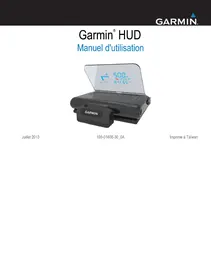 GARMIN AFFICHEUR TÊTE HAUTE (HUD) - Afficheur tête haute (HUD)