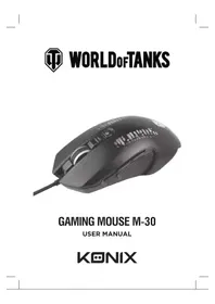 Notice KONIX WORLD OF TANKS M-30 Souris