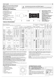 Notice WHIRLPOOL BIWDWG961484FR Lave-linge