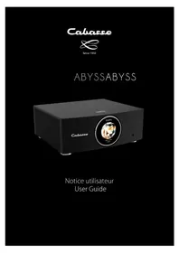 Notice CABASSE ABYSSABYSS Système hifi
