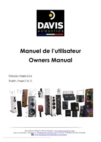 Notice DAVIS HERA 50 Haut-parleur