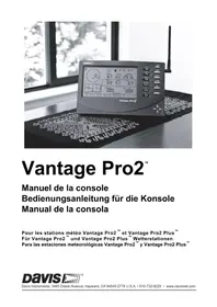 Notice DAVIS PRO2 Station Météo