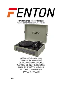 Notice Fenton RP118C Platine_disque