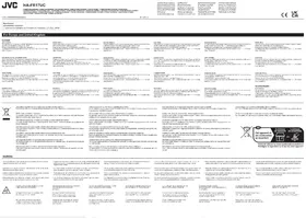 Notice JVC HA-FR17UC Casque audio